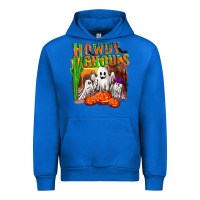 Cobalt Howdy ghouls Urban Hoodie - NancyCooperArtShop