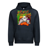 Navy Howdy ghouls Urban Hoodie - NancyCooperArtShop