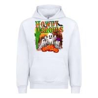 White Howdy ghouls Urban Hoodie - NancyCooperArtShop