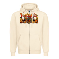 Sandshell American Firefighter Mom Zipper Hoodie - LillyAllenDesigns