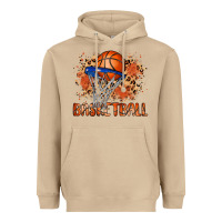 Mushroom custom name basketball Heavyweight Hoodie - MaliasSmallBusiness