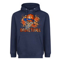 Custom Name Basketball Heavyweight Hoodie | Teevron