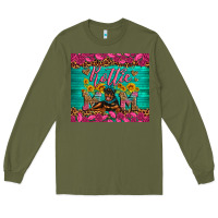 Army Green Rottie mom with roses Long Sleeve Tee - Artiststas