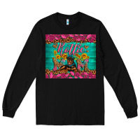 Black Rottie mom with roses Long Sleeve Tee - Artiststas