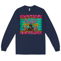 Navy Rottie mom with roses Long Sleeve Tee - Artiststas