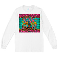 White Rottie mom with roses Long Sleeve Tee - Artiststas