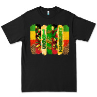 Black juneteenth brushstrokes Premium Tee - BarkalooDesign