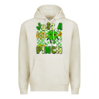 Oatmeal Heather just a little pinch Premium Hoodie - Artiststas