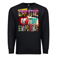 Black educator of tiny humans Premium Sweatshirt - NancyCooperArtShop