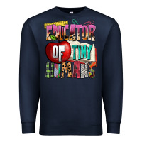 Navy educator of tiny humans Premium Sweatshirt - NancyCooperArtShop