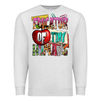 Oatmeal Heather educator of tiny humans Premium Sweatshirt - NancyCooperArtShop