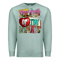 Seafoam educator of tiny humans Premium Sweatshirt - NancyCooperArtShop
