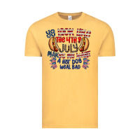 Vintage Mustard you look like the 4th of july makes me want a hot dog weal bad Vintage Tee - CowhideDigitalArt