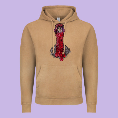 Gobble Head Vintage Hoodie Designed By Ranaportraitstore