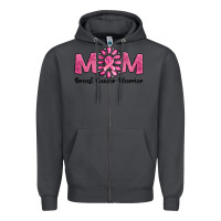 Smoke breast cancer warrior mom Zipper Hoodie - Jasminsmagicworld