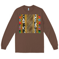 Chestnut western serape cowhide Long Sleeve Tee - Jasminsmagicworld