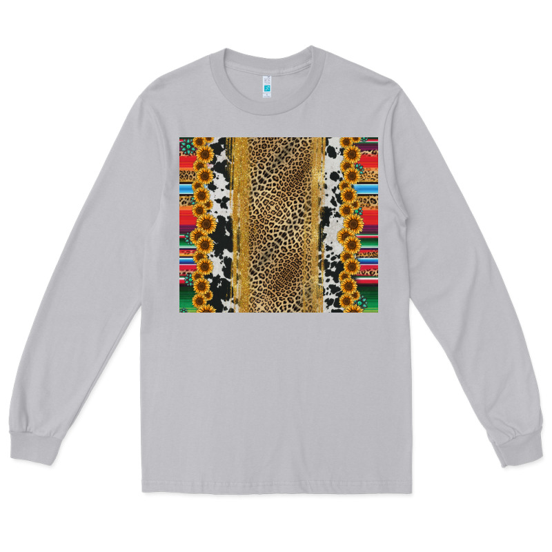Western Serape Cowhide Long Sleeve Tee by Jasminsmagicworld | Teevron