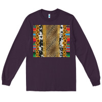 Plum western serape cowhide Long Sleeve Tee - Jasminsmagicworld