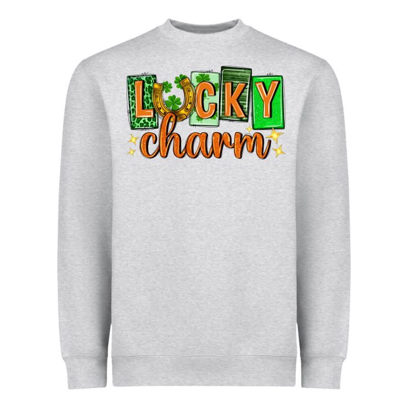 Lucky Charm St. Patricks Day Heavyweight Sweatshirt by Neo Western | Teevron