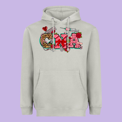 Valentines Day Cna Heavyweight Hoodie Designed By Nancycooperartshop
