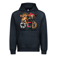 Navy OCD Obsessive Cow Disorder Urban Hoodie - texasbilliewilder