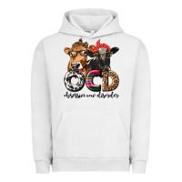 Pigment Lunar Rock OCD Obsessive Cow Disorder Urban Hoodie - texasbilliewilder