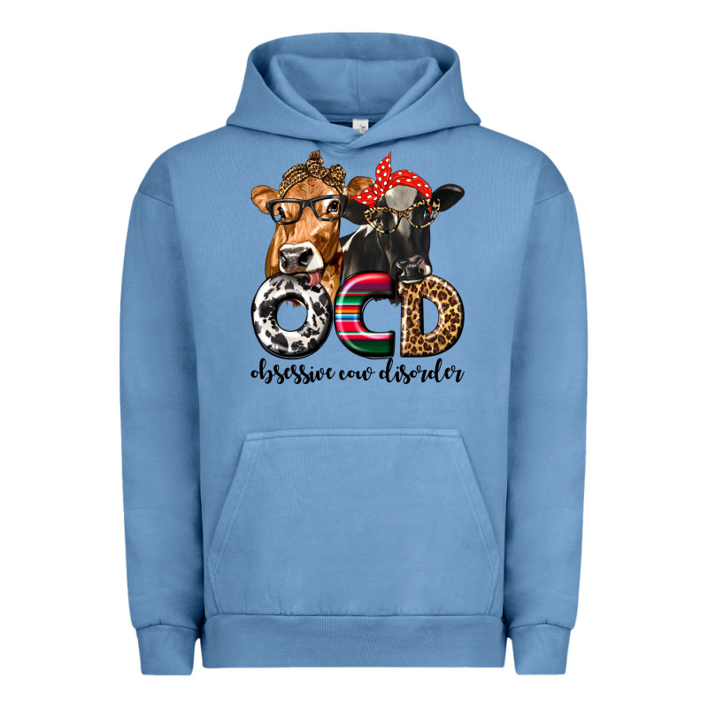 Ocd Obsessive Cow Disorder Urban Hoodie by texasbilliewilder | Teevron