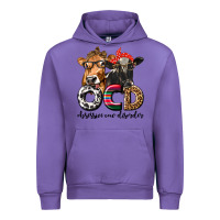 Tulip OCD Obsessive Cow Disorder Urban Hoodie - texasbilliewilder