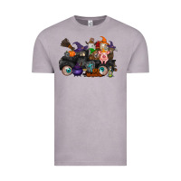 Vintage Zinc halloween farm animals truck Vintage Tee - RacoonDesign