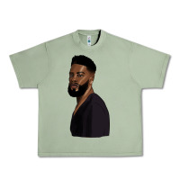 Oil Green african men Urban Heavy Tee - HRA Design Shop
