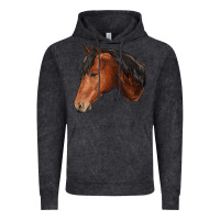 Vintage Black horse Vintage Hoodie - RanaPortraitStore