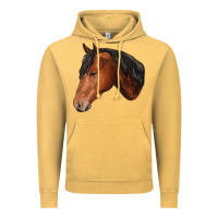Vintage Mustard horse Vintage Hoodie - RanaPortraitStore