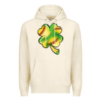 Tofu st. patrick's day clover softball Premium Hoodie - Artiststas