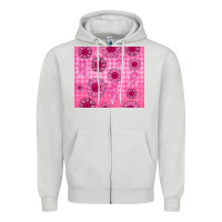 Dove Grey breast cancer Zipper Hoodie - Jasminsmagicworld