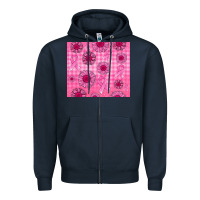 Navy breast cancer Zipper Hoodie - Jasminsmagicworld
