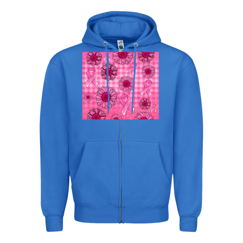 Breast Cancer Zipper Hoodie by Jasminsmagicworld | Teevron