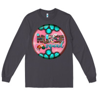 Smoke nurse round earrings 3 Long Sleeve Tee - BundleAndBundleShop