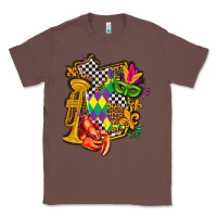 Chestnut mississippi map mardi gras Classic Tee - AdoDesignShop