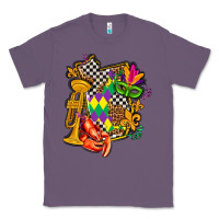 Lavender mississippi map mardi gras Classic Tee - AdoDesignShop