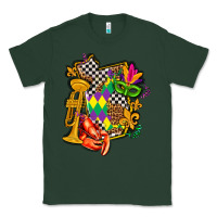 Sports Green mississippi map mardi gras Classic Tee - AdoDesignShop