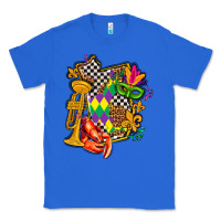 True Royal mississippi map mardi gras Classic Tee - AdoDesignShop