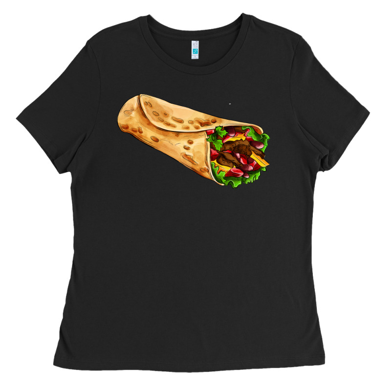 Burrito Ladies Tee by AdoDesignShop | Teevron