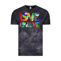 Cloud Black love is love Vintage Tee - HRA Design Shop