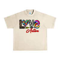 Sandshell love autism Urban Heavy Tee - CowhideDigitalArt