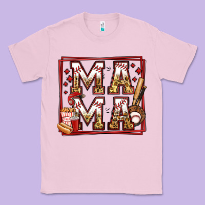 Baseball Mama Classic Tee Designed By Jasminsmagicworld