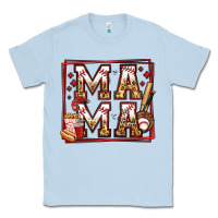Dusty Blue baseball mama Classic Tee - Jasminsmagicworld