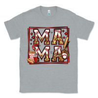 Heather Grey baseball mama Classic Tee - Jasminsmagicworld