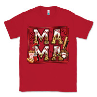 Red baseball mama Classic Tee - Jasminsmagicworld