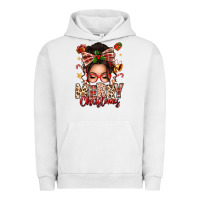 Pigment Lunar Rock merry christmas messy bun Urban Hoodie - texasbilliewilder
