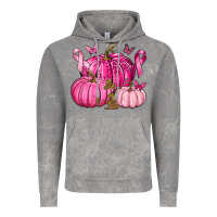Cloud Rock Breast Cancer We Wear Pink with Pumpkin and Ribbon Vintage Hoodie - texasbilliewilder